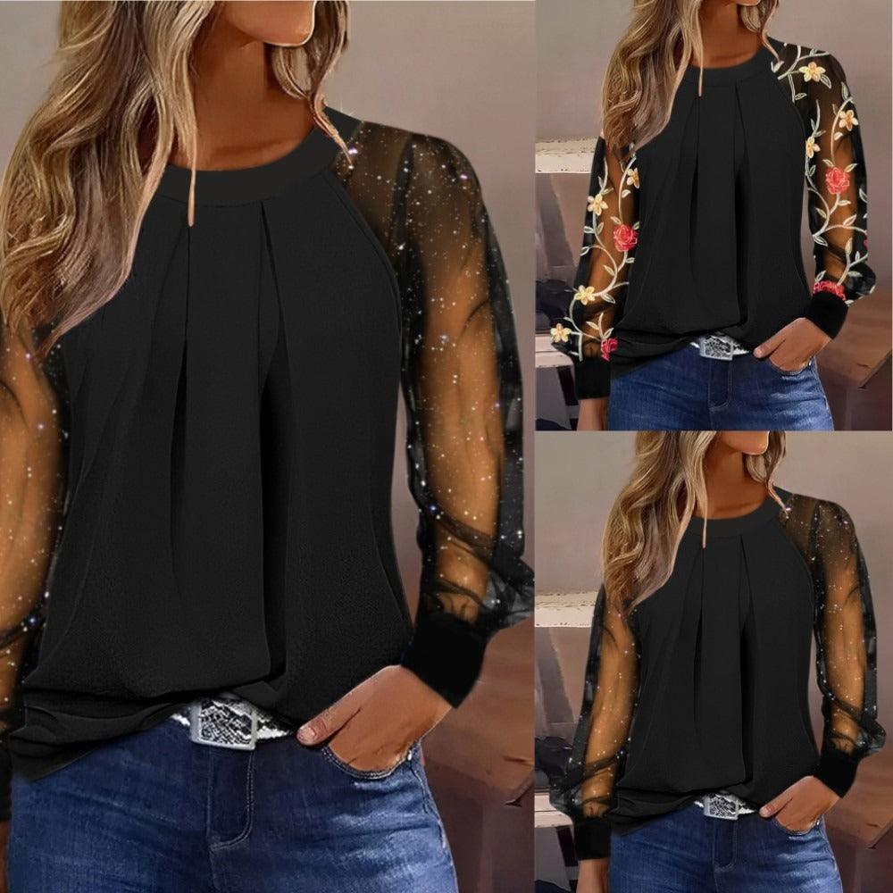 Master of Illusion Top - Stylish Puff Sleeve Blouse for Trendy Women