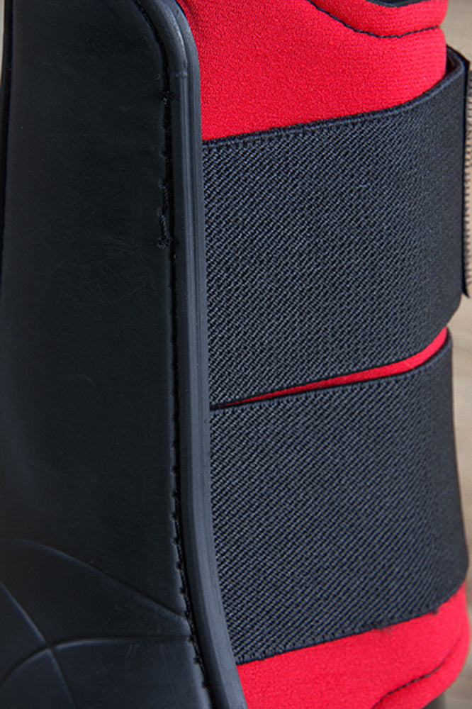 Medium Hilason Western Horse Tack Protective Pvc Ankle Leg Boot Blue