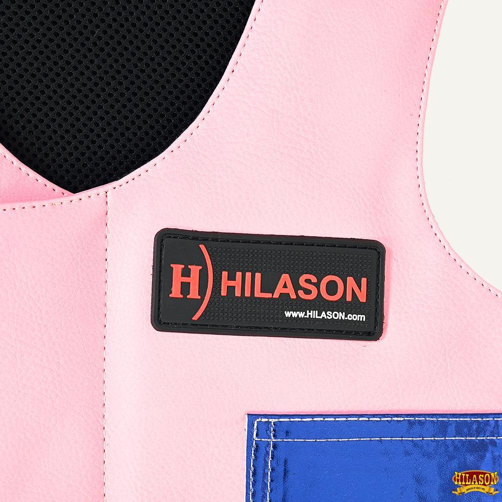 Hilason Kids Junior Youth Bull Riding Pro Rodeo Leather Protective Vest