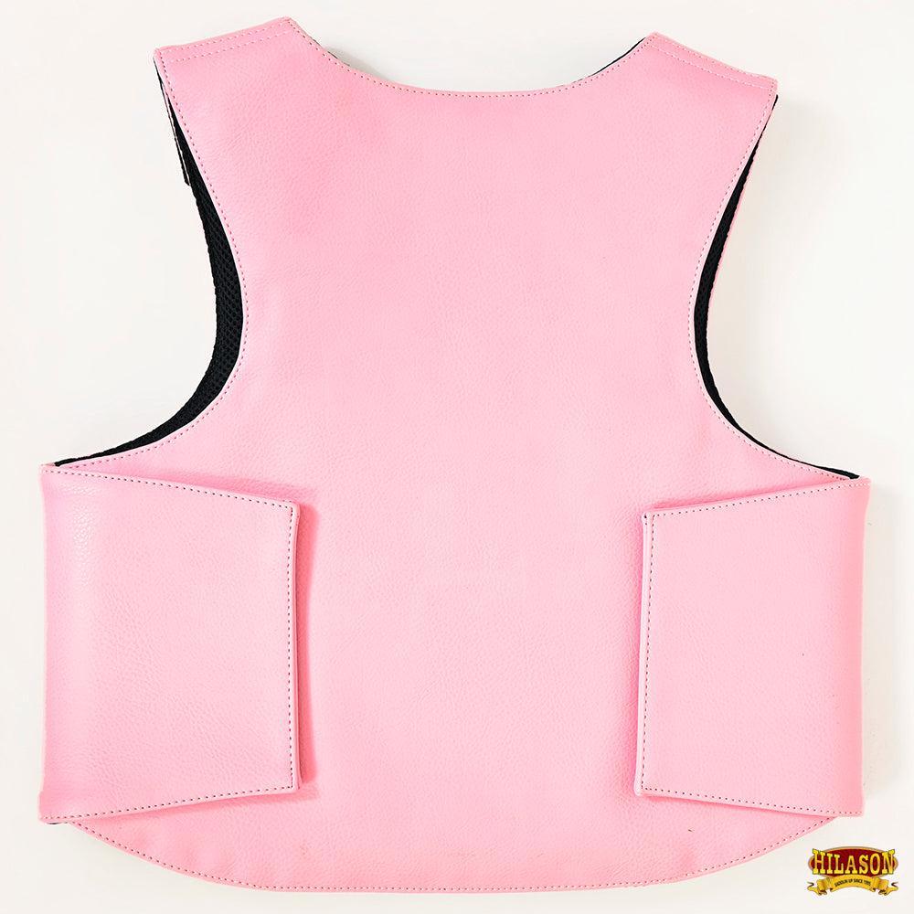 Hilason Kids Junior Youth Bull Riding Pro Rodeo Leather Protective Vest