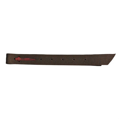 Doubled and Stitched Nylon Off Billet, 1-3/4" x 39" - brown