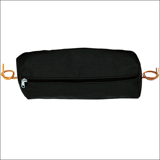 Large Weaver Horse Tack Rectangular Nylon Saddle Cantle Bag Black