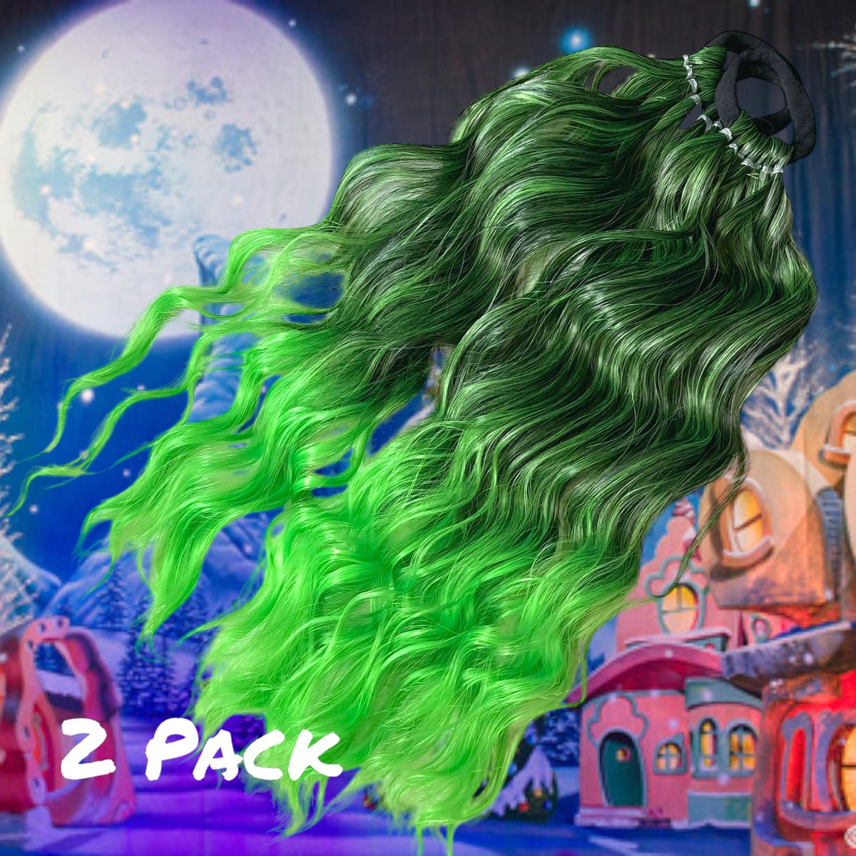 Beetlejuice Wavy Ponytail Set