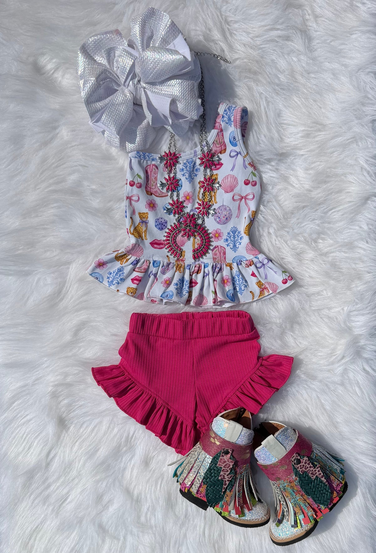 Cosmic Cowgirl One Shoulder Top  (FINAL SALE)