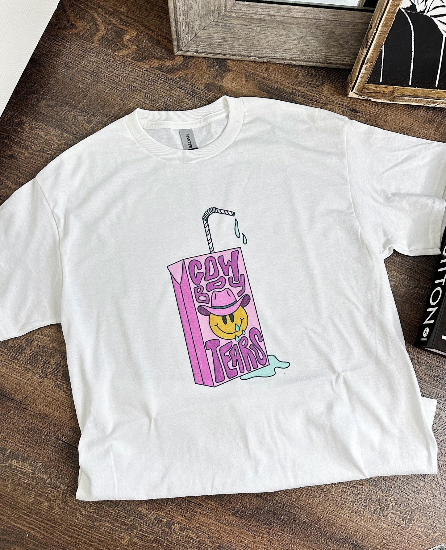 Cowboy Tears TEE or CREWNECK