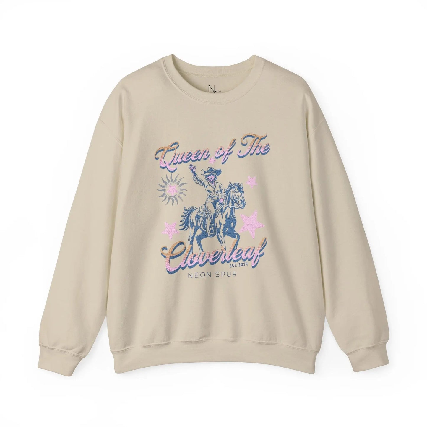Queen of The Cloverleaf Crewneck Sweatshirt