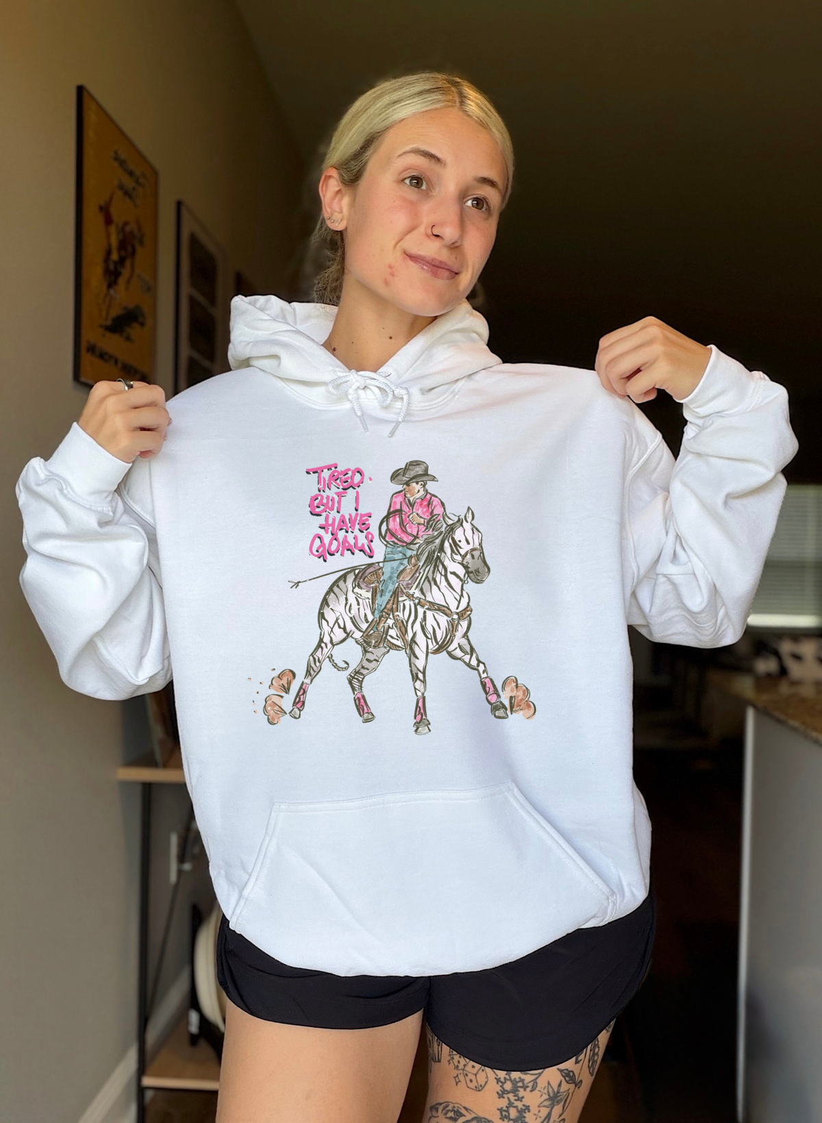 Tired But I Have Goals Hoodie