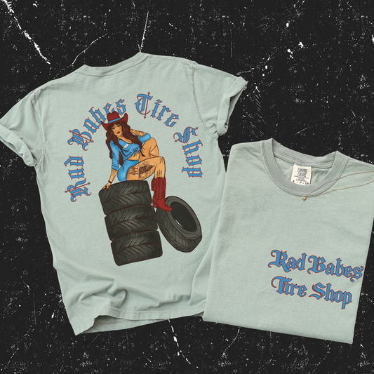 Rad Babes Tire Shop Tee