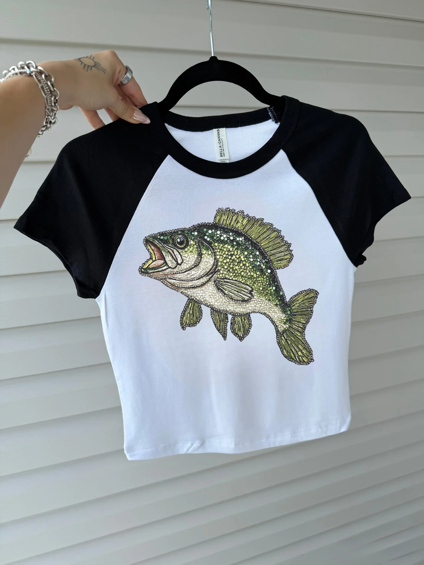 Rhinestone Bass Baby Tee