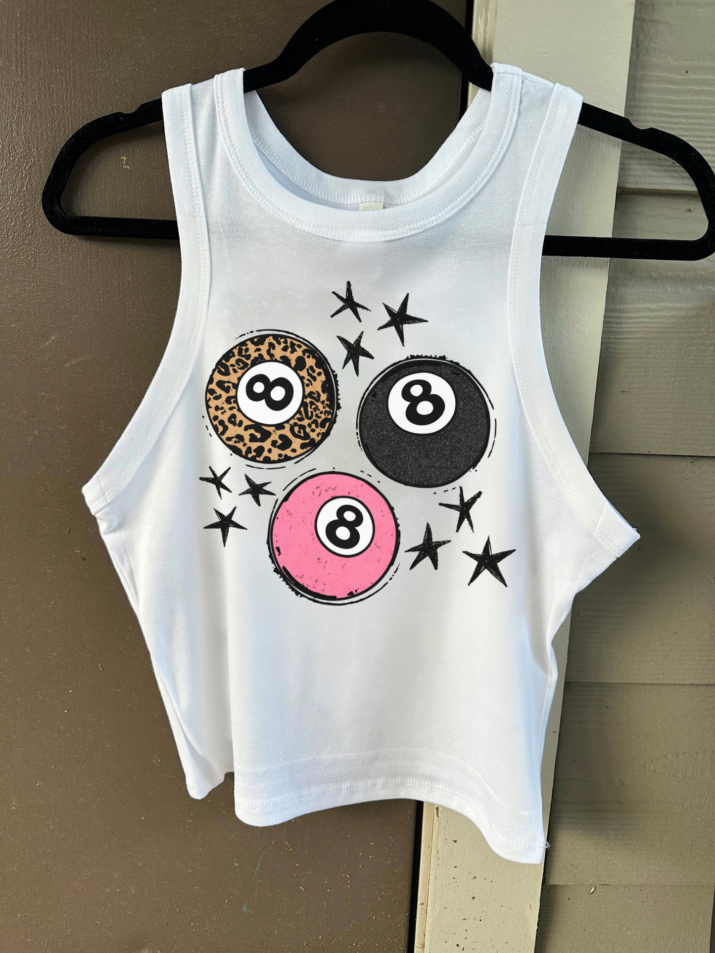 Lucky 8 Cropped Tank