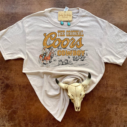 The Original Coors Cowboy Western Tee