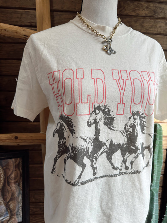 The Hold Your Horses Tee - XL