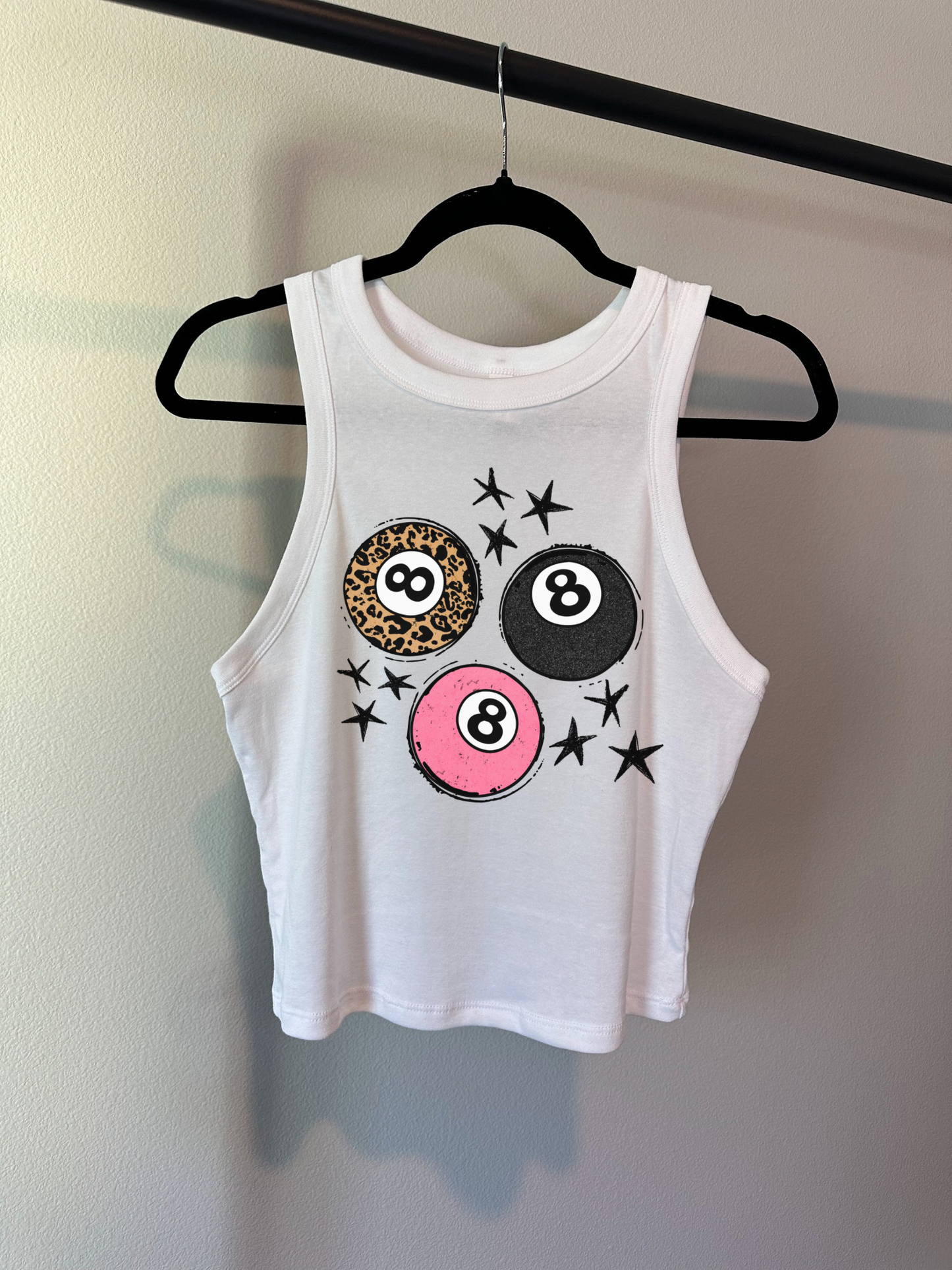 Lucky 8 Cropped Tank