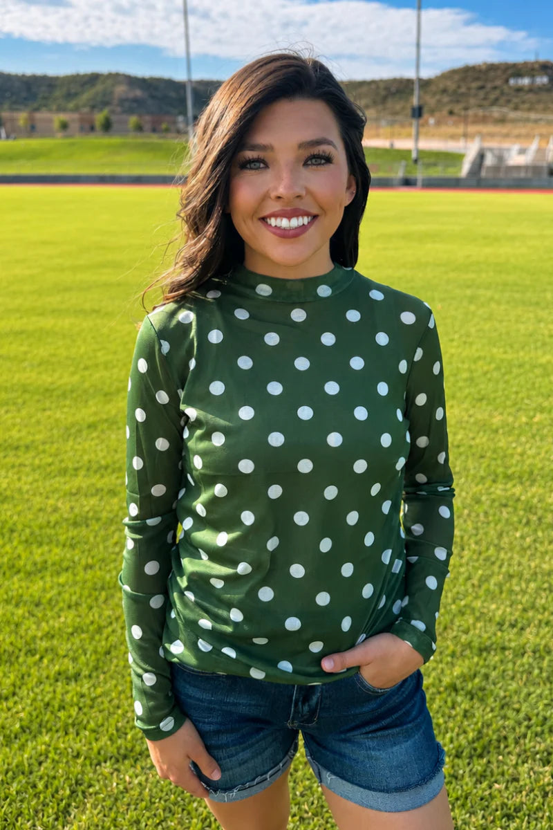 KICKOFF SEASON MESH TOP- Green
