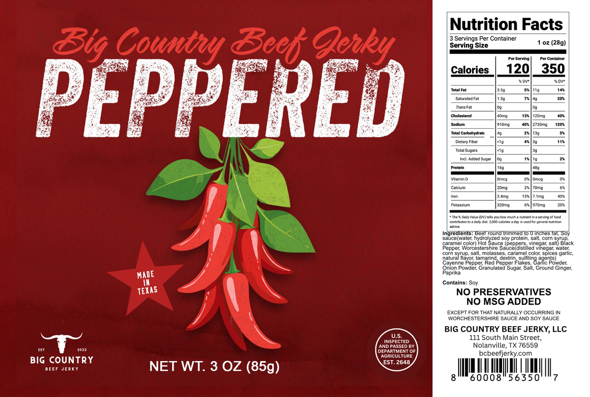 Peppered