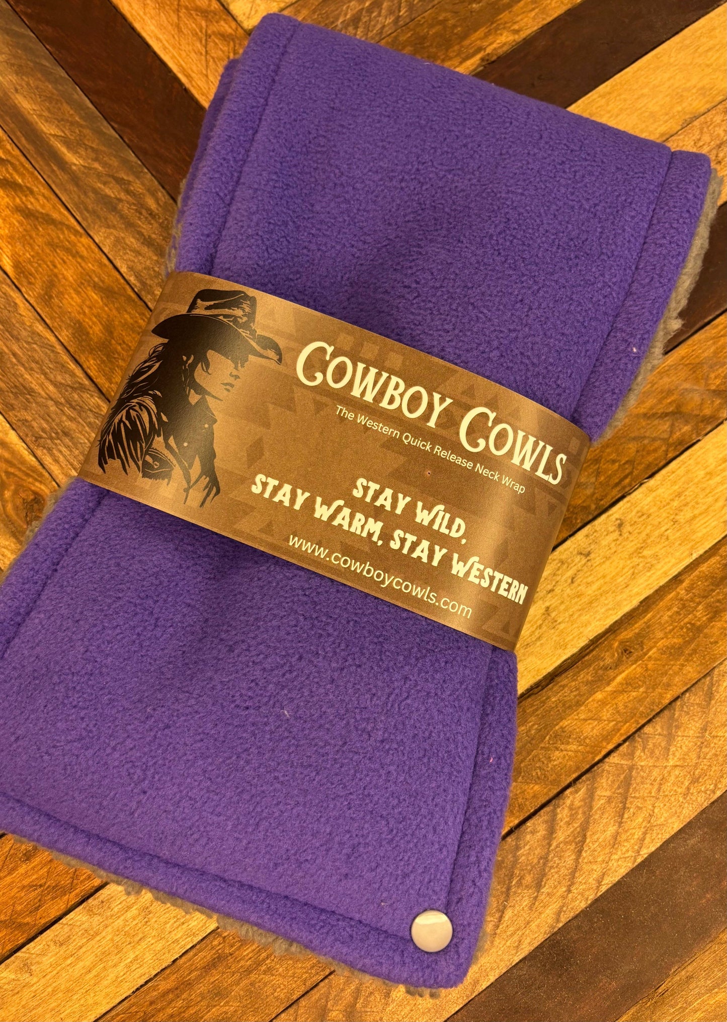 Purple Cowboy Cowl