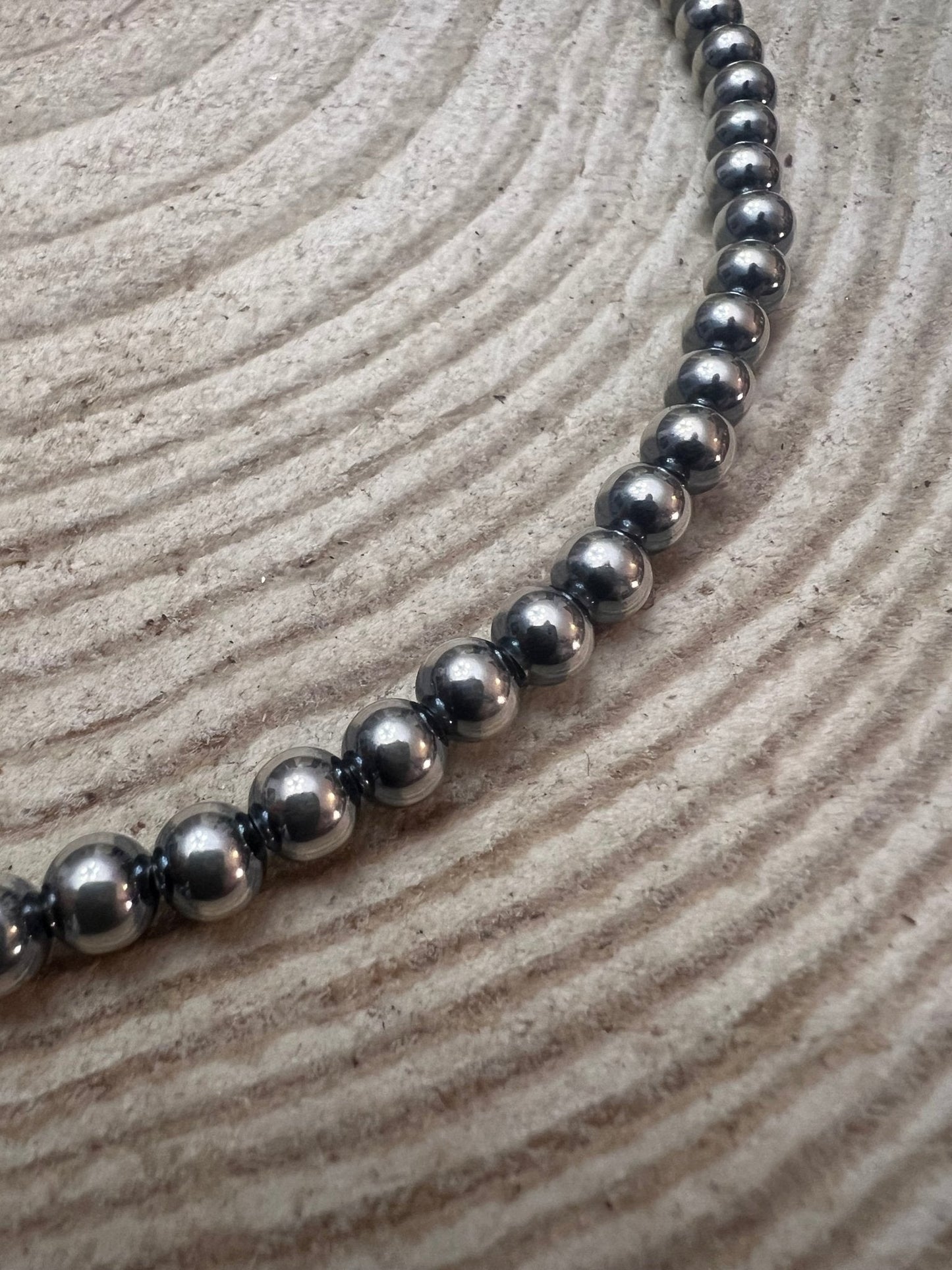6mm Sterling Pearl Necklace — 18 inch