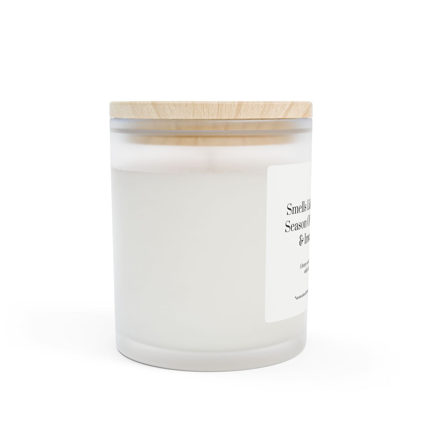 Frosted Glass Candle, 11oz - Outward Smiles