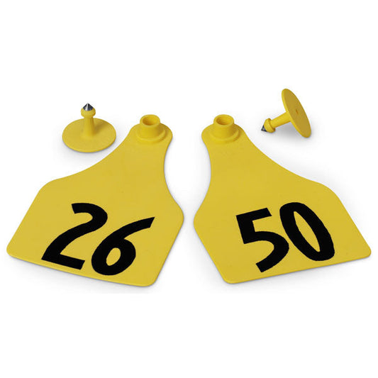 176-200 YELLOW Allflex: Maxi Fem/Sm Male