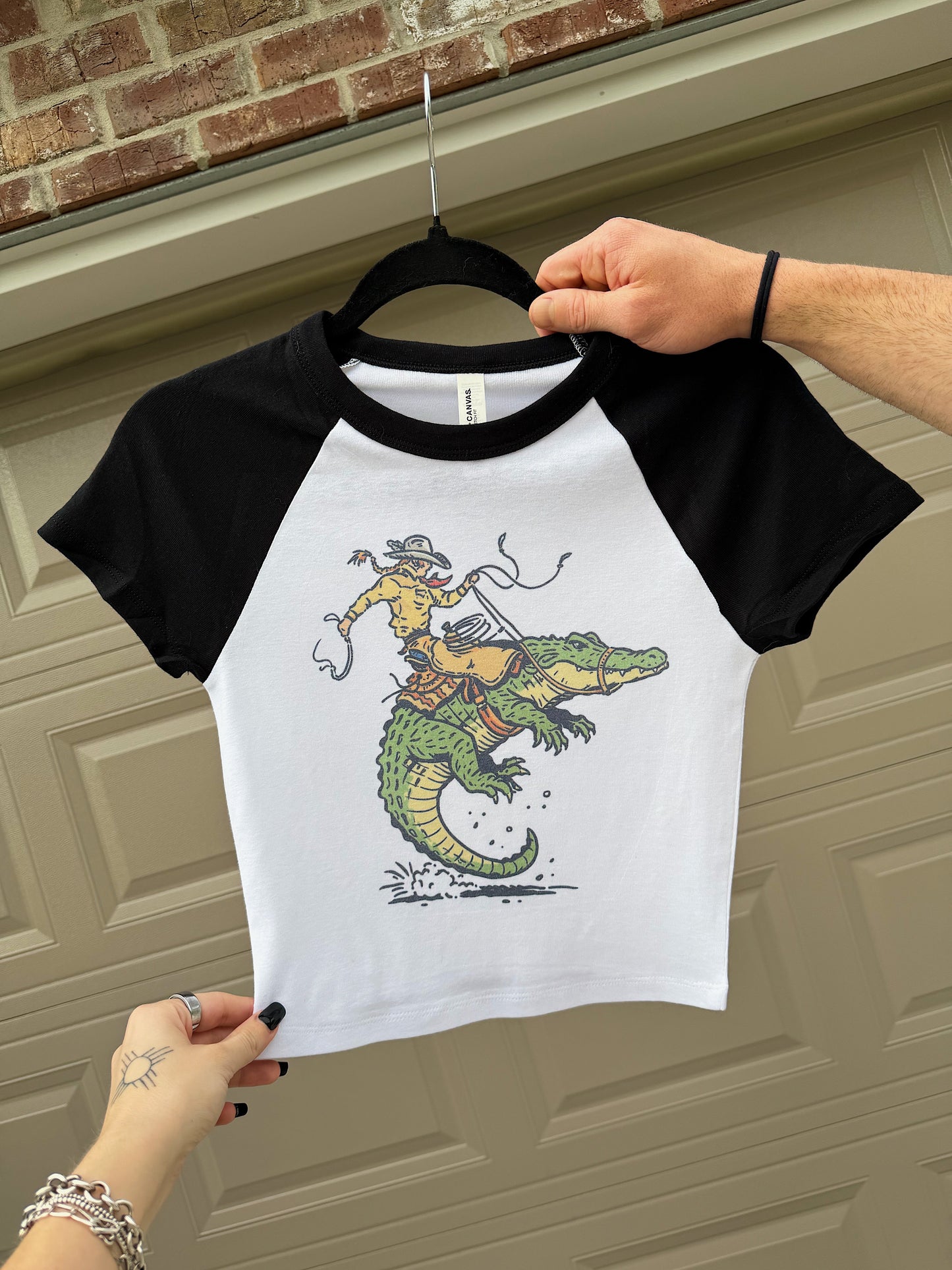 Alligator Cowboy Baby Tee