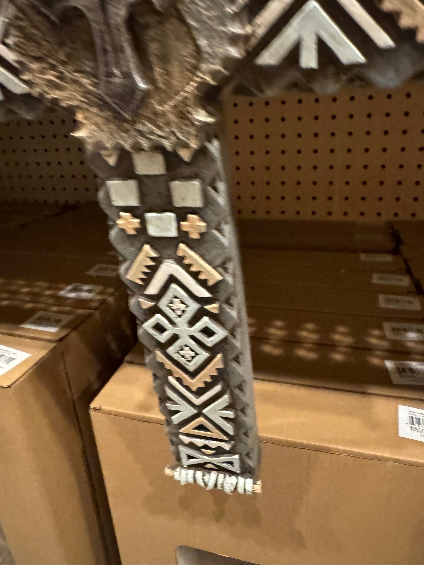 Black & Grey Aztec Cross