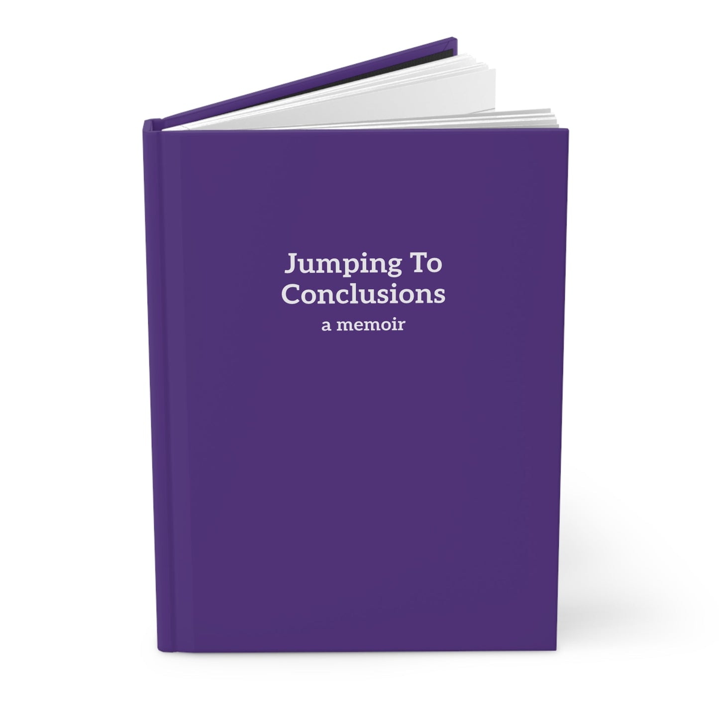 Hardcover Journal Matte - Jumping To Conclusions
