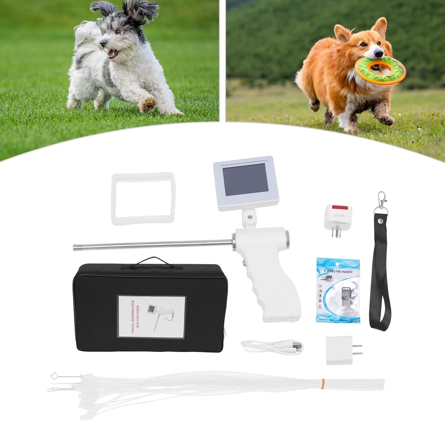 Mobile 3-Way Tci Gun (endoscope) transcervical insemination