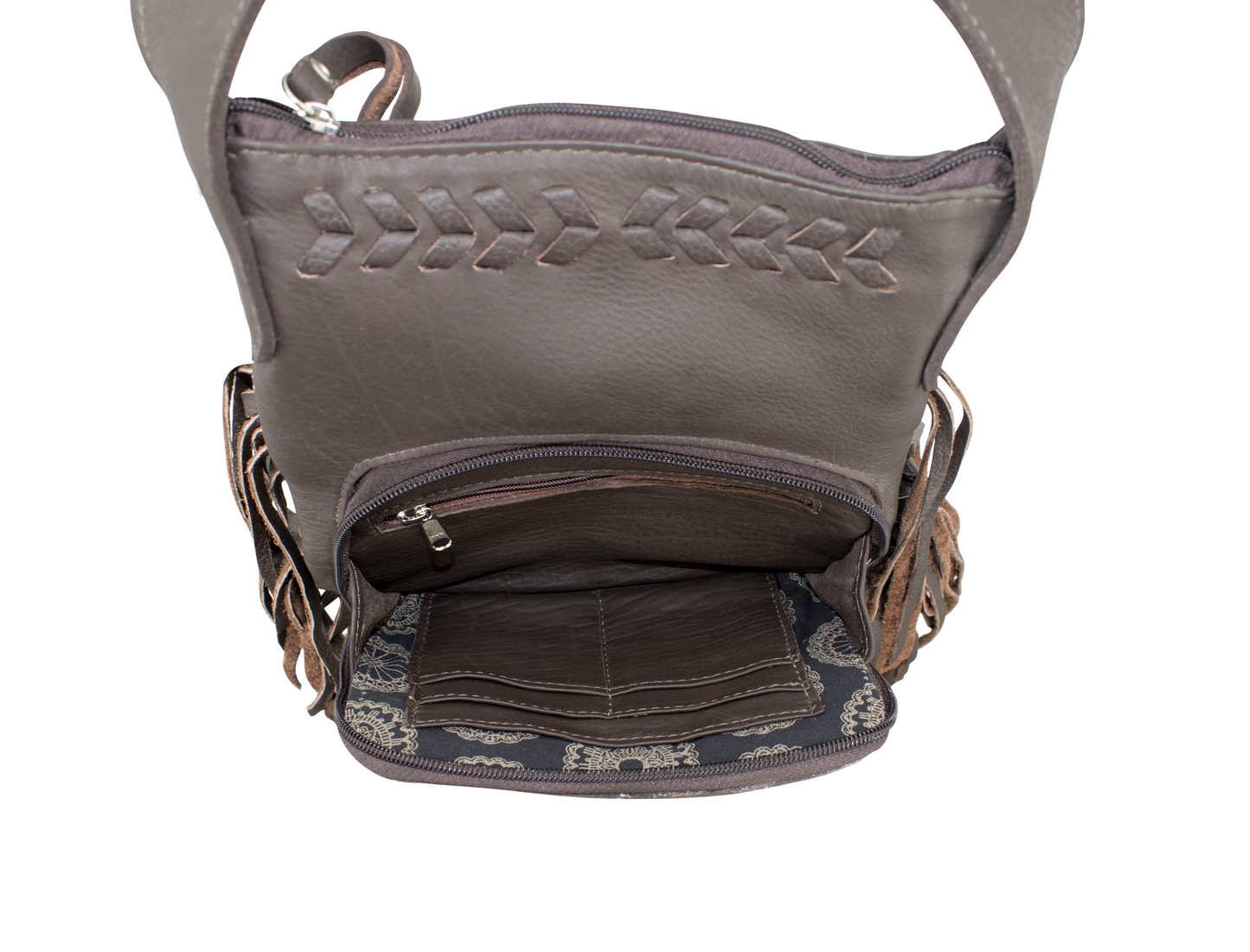 Fringed Cowgirl Crossbody w/ Front Compartment