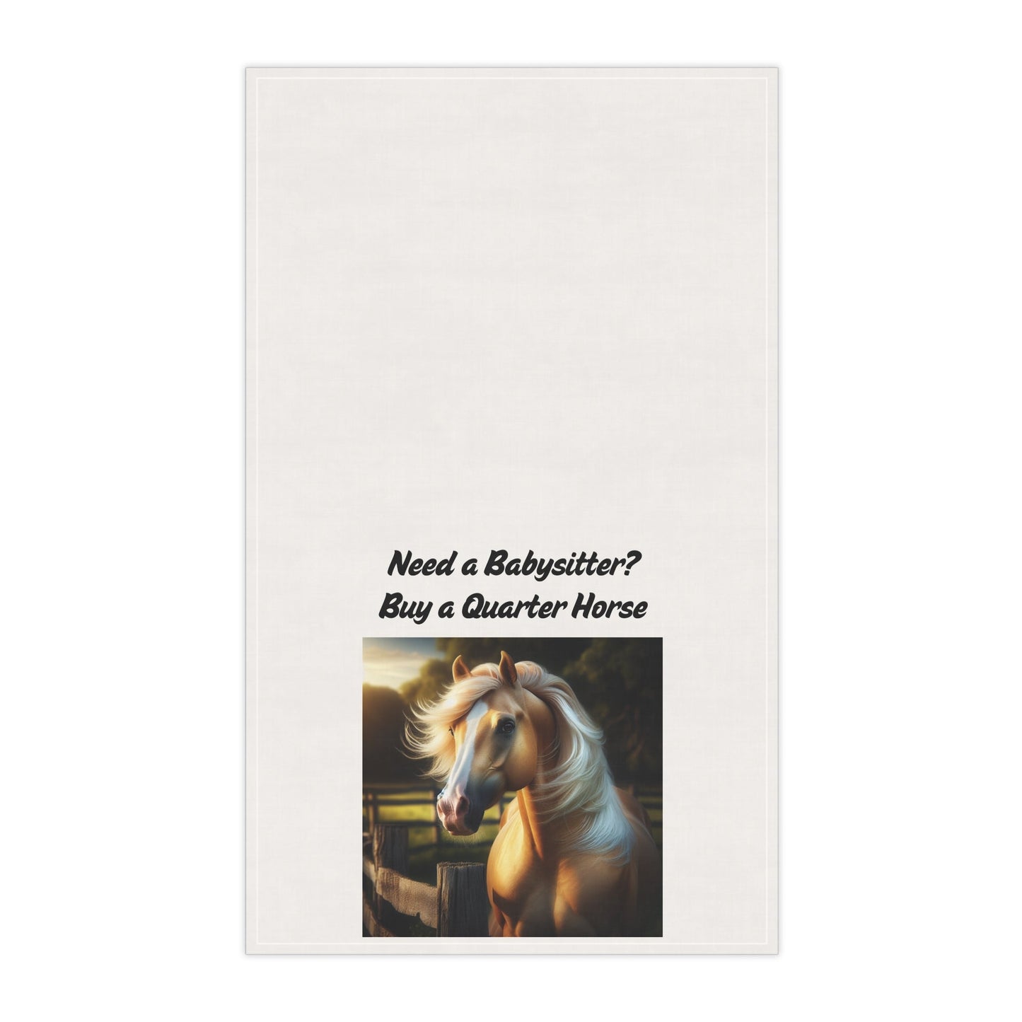 Quarter Horse loving Funny Kitchen Decor, Gift for Horse Lovers, Equestrian Home, Farmhouse Kitchen, Unique Hostess Gift