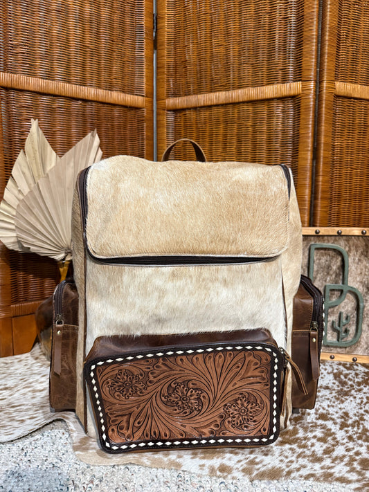 Evangeline Cowhide Backpack #70