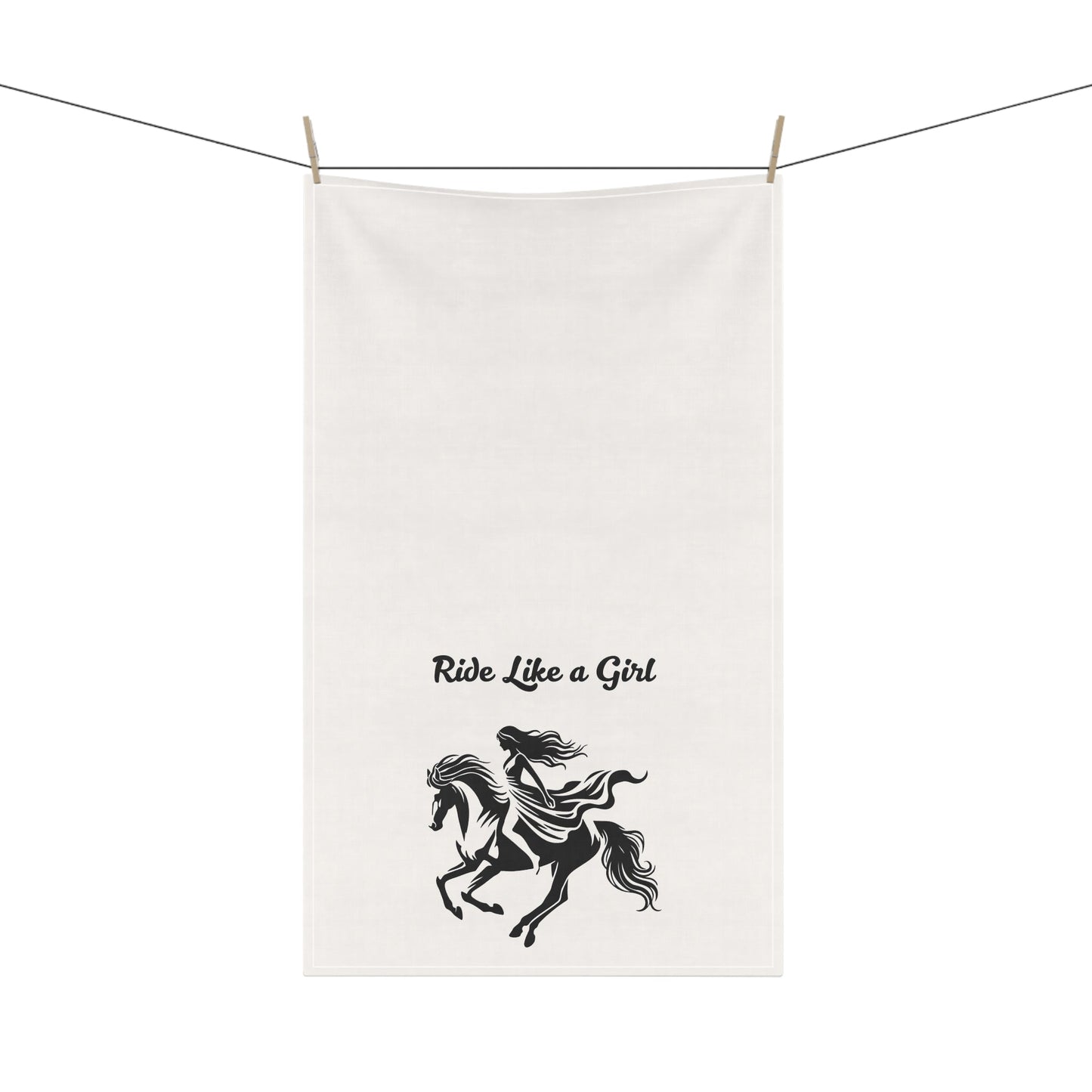 Equestrian Tea Towels - 'Ride Like a Girl' Kitchen Décor, Gifts for Horse Lovers, Farmhouse Style, Home Accessories, Cooking & Baking [...]