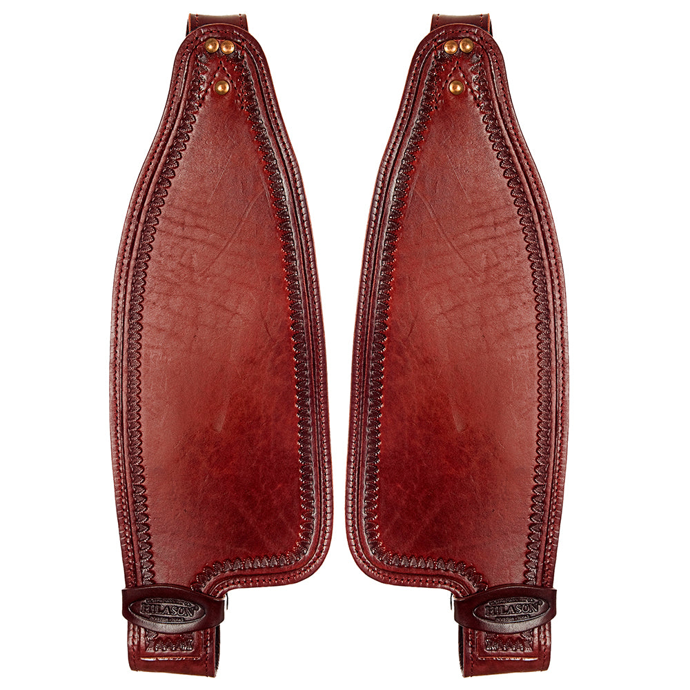 Hilason Leather Saddle Replacement Fender Pair With Hobble Straps Adult