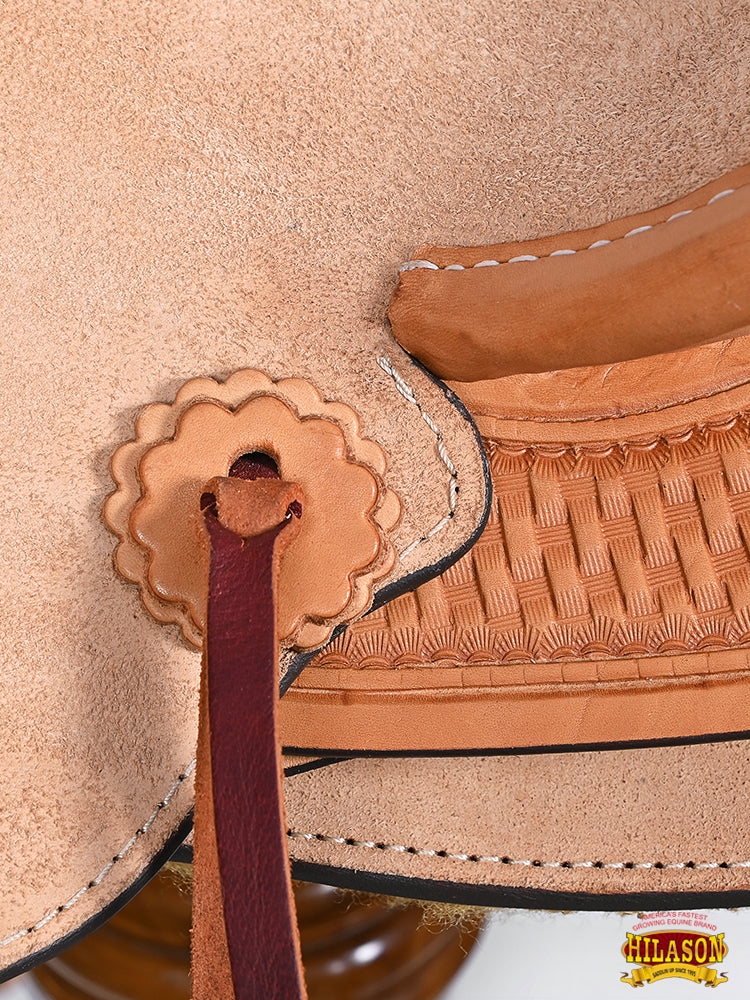 Horse Bronc Saddle Hilason Classic Series Rodeo American Leather