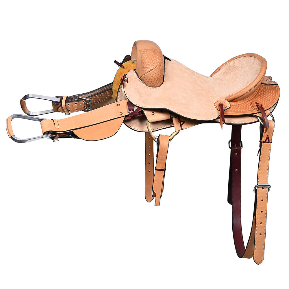 Horse Bronc Saddle Hilason Classic Series Rodeo American Leather