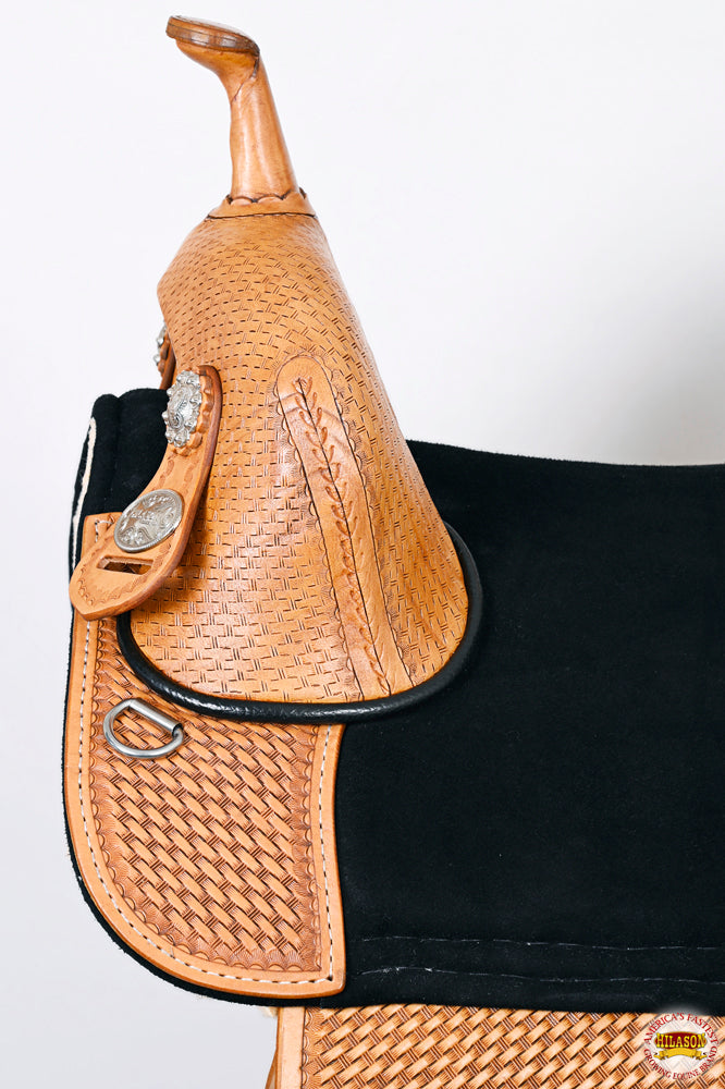 Hilason Western Horse Treeless Trail Barrel Saddle American Leather
