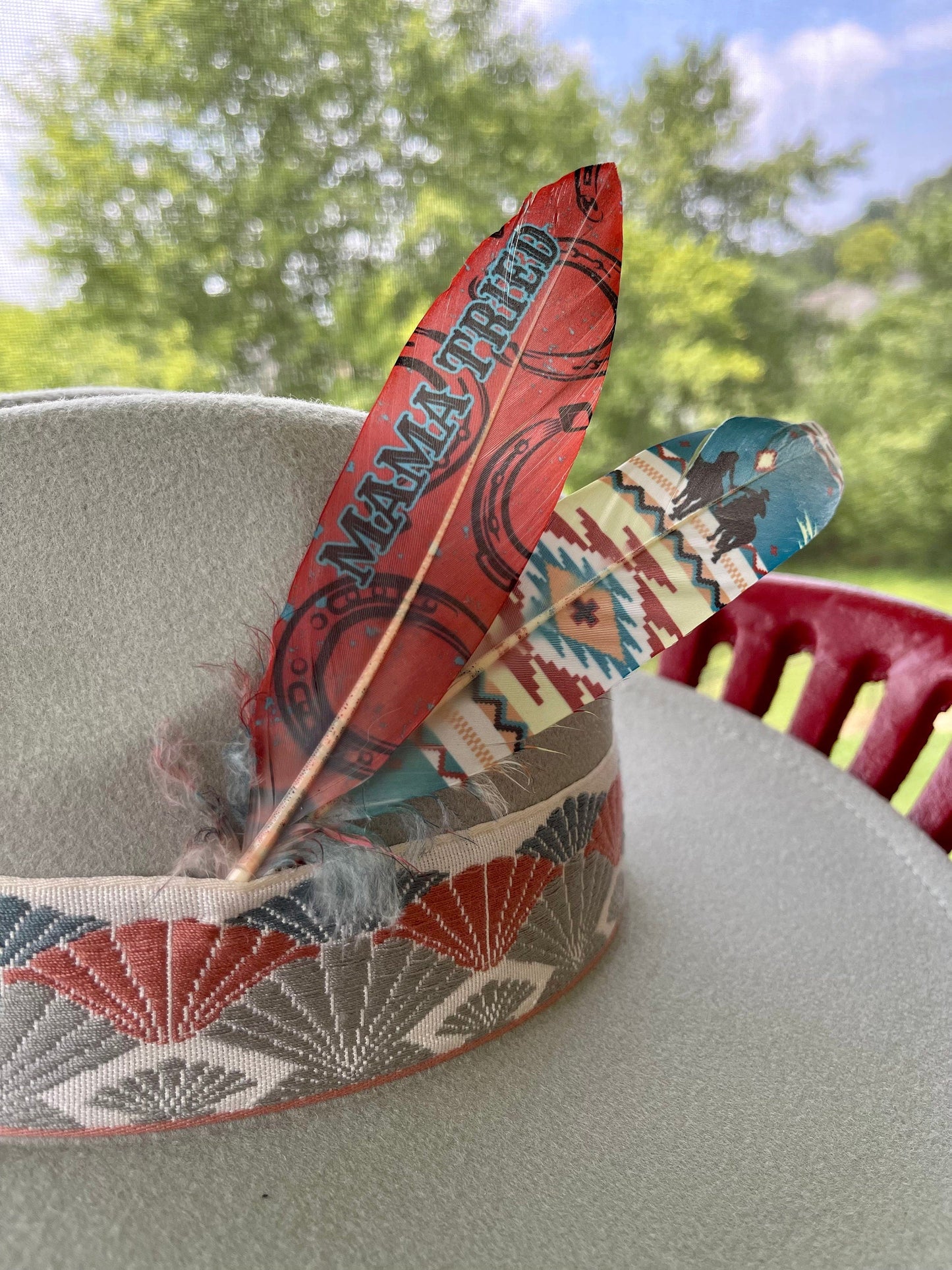 Night Weaver Western Hat Feather