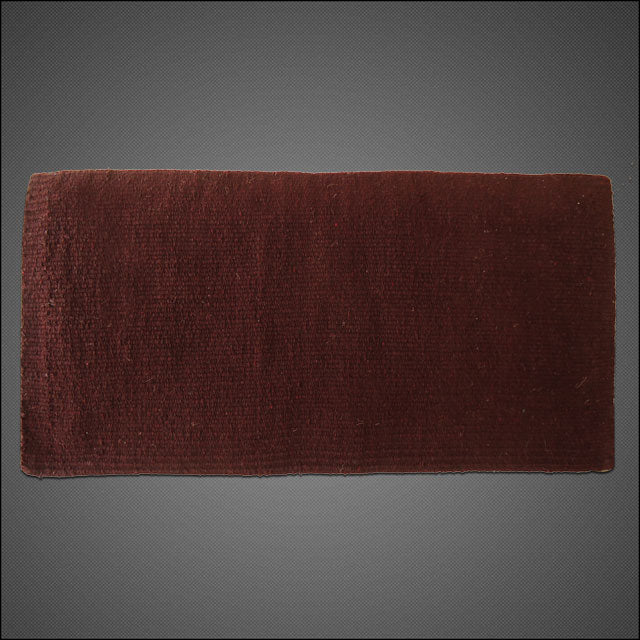 HILASON Western Horse Saddle Blanket Pad Acrylic Wool Rodeo Brown