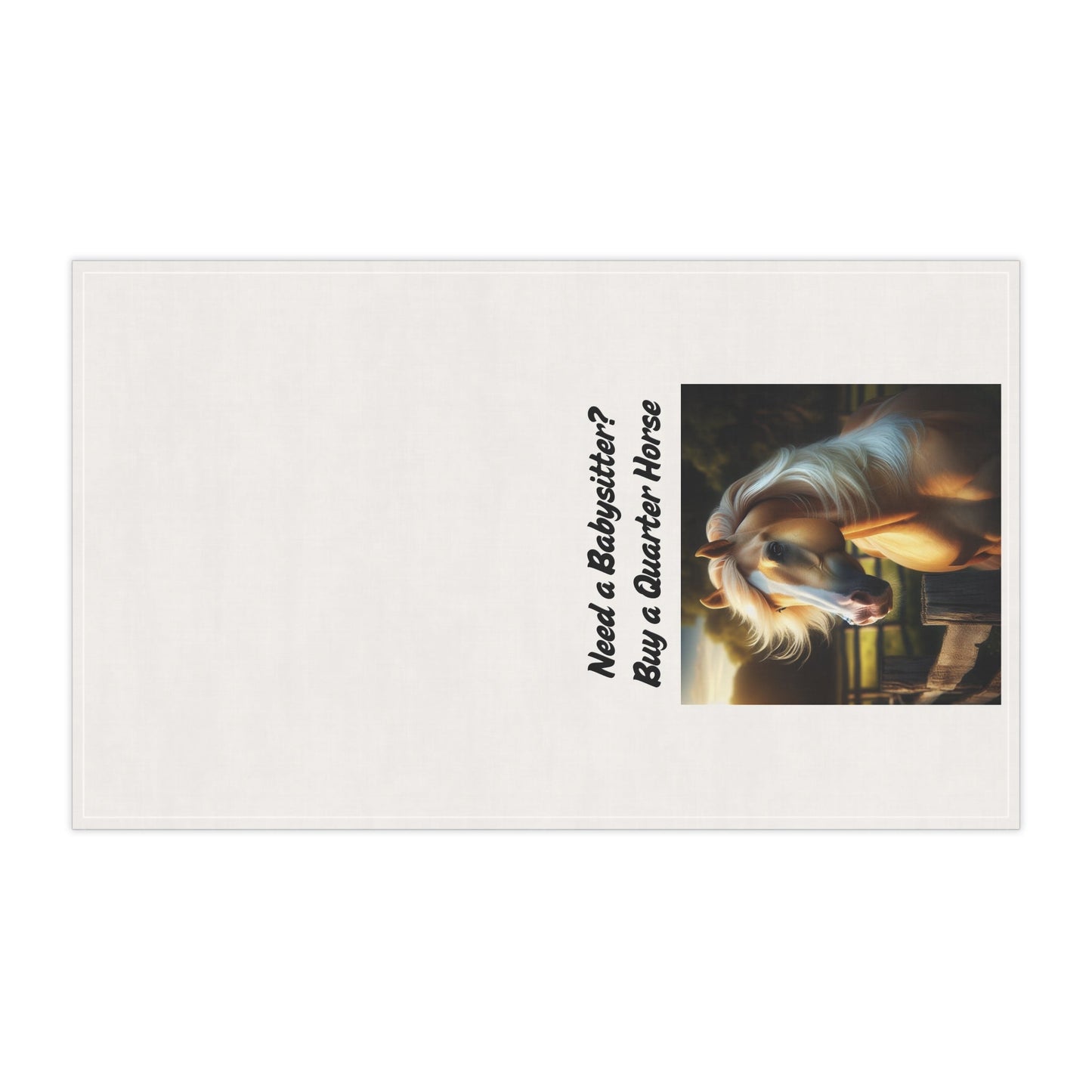 Quarter Horse loving Funny Kitchen Decor, Gift for Horse Lovers, Equestrian Home, Farmhouse Kitchen, Unique Hostess Gift