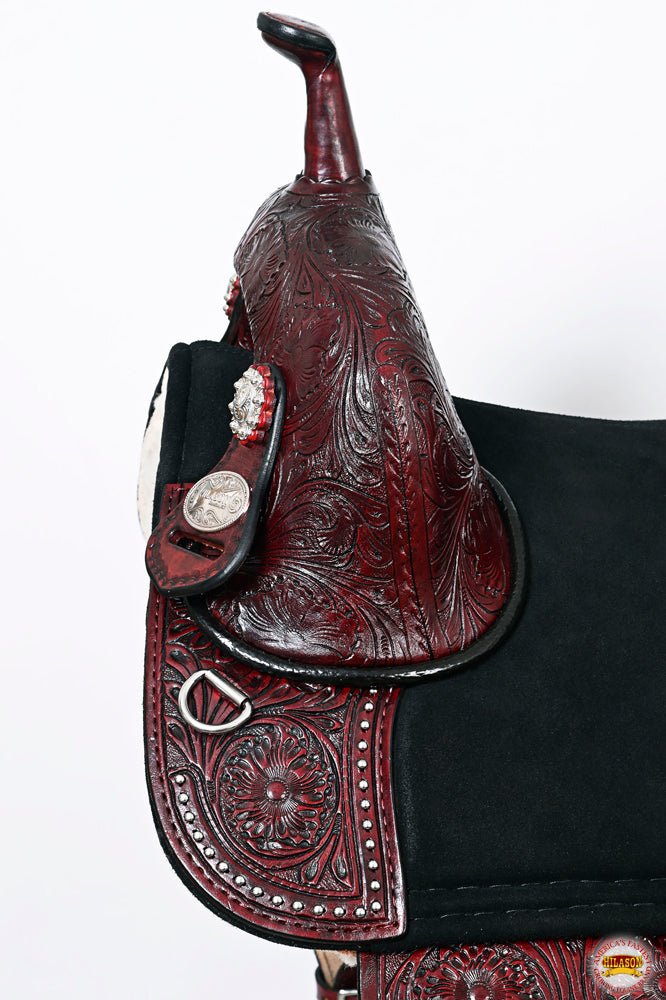 Hilason Western Horse Treeless Trail Barrel Saddle American Leather
