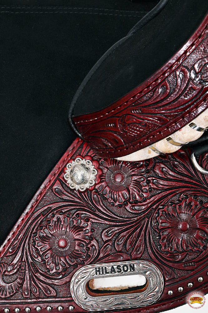 Hilason Western Horse Treeless Trail Barrel Saddle American Leather