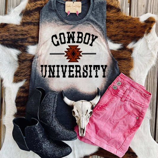 Cowboy University Aztec Festival Muscle Tank