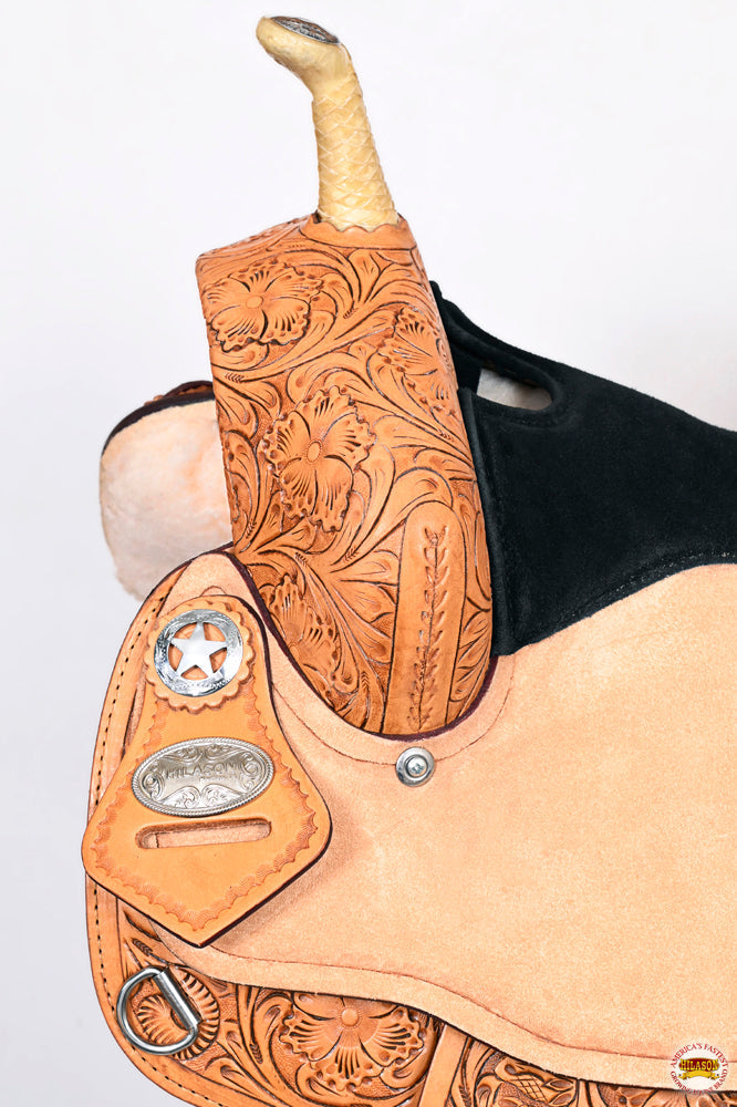 Western Horse Saddle American Leather Flex Trail Barrel Hilason