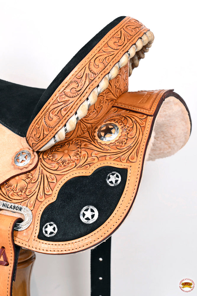 Western Horse Saddle American Leather Flex Trail Barrel Hilason