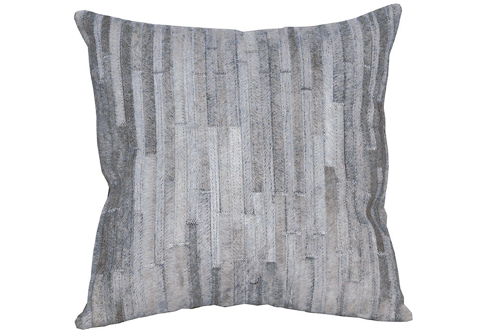 Hilason Cowhide Leather Hair-On Patchwork Cushion Pillow Cover