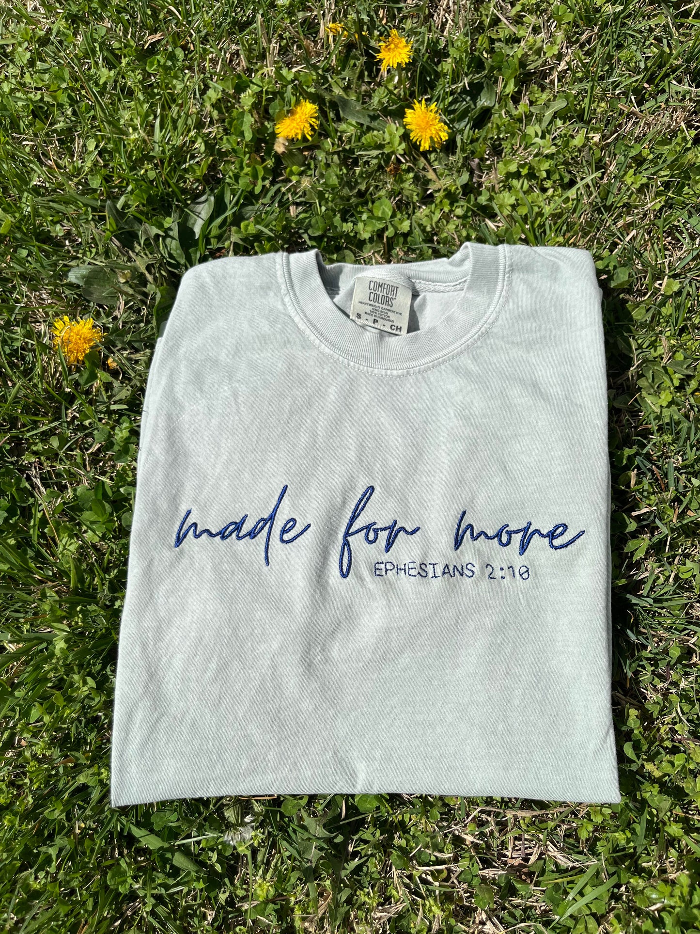 Made For More Embroidered Tee