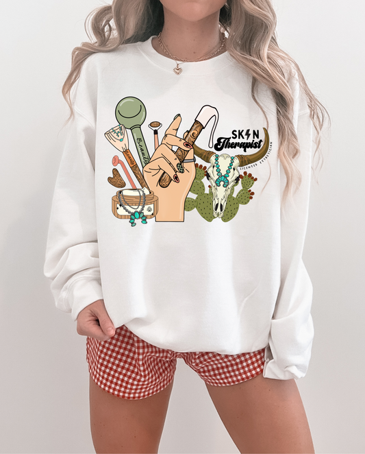 Western Esthetician TEE, CREWNECK or QUARTER ZIP