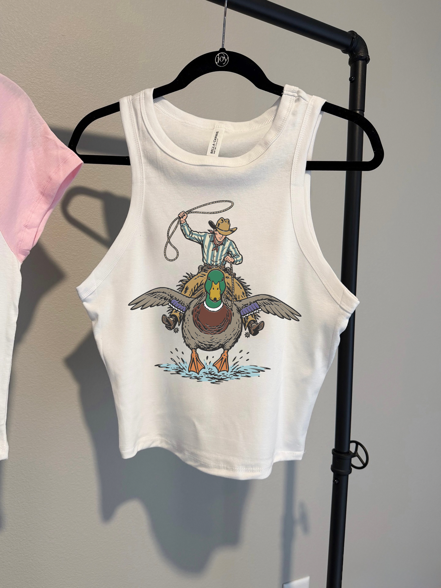 Cowboy Mallard Cropped Tank