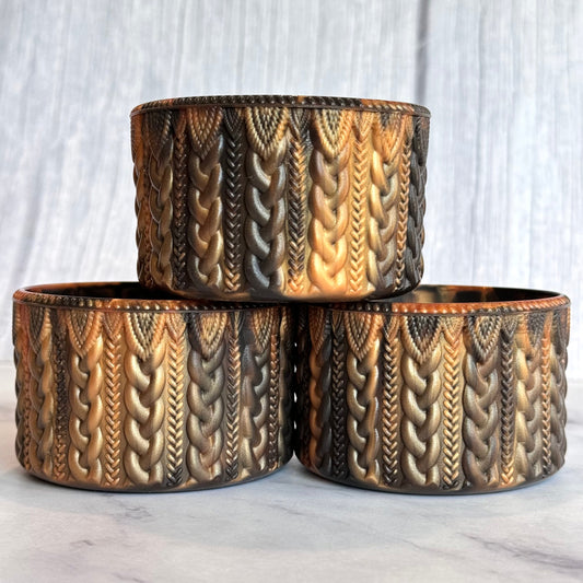 Chocolate Gold Remix MACRAME Tumbler Boot