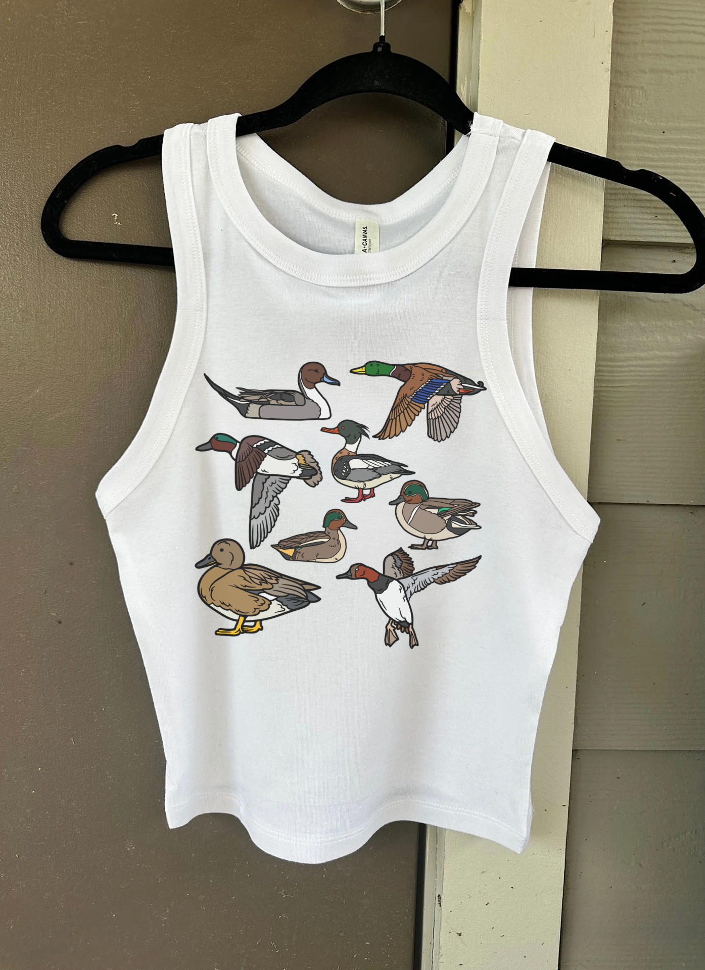 Duck Collage Cropped Tank