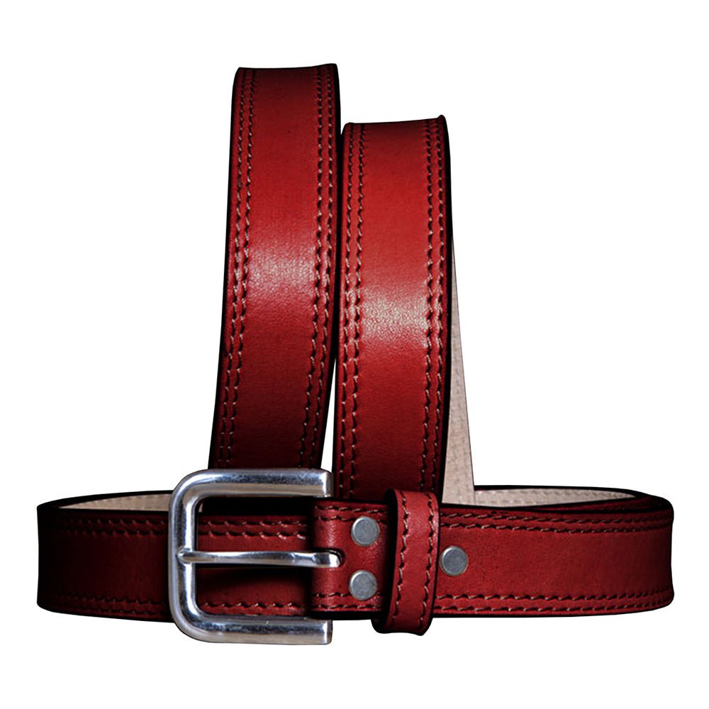 HILASON Western Genuine Leather Belt for Men Women Cowboy Cowgirl Handmade Unisex Full Grain Heavy Duty Tooled Belt for Jeans